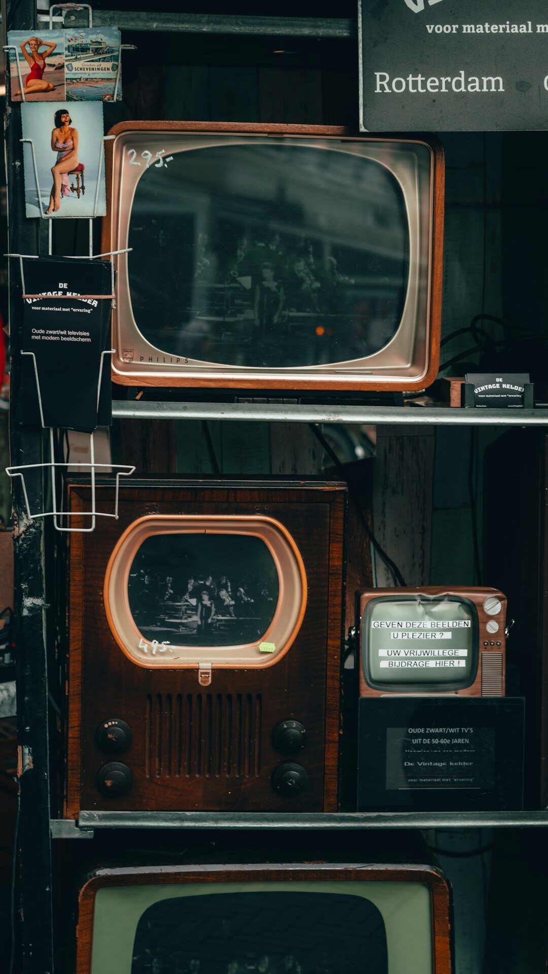 vintage television set